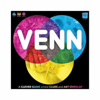 Venn &ndash; partyspel van USAopoly | creatief &amp; grappig associatiespel