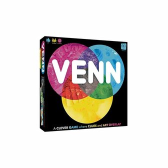 Venn &ndash; partyspel van USAopoly | creatief &amp; grappig associatiespel
