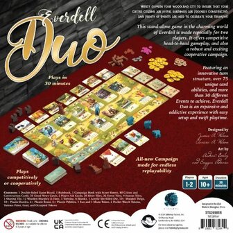 Everdell Duo 1-2 speler bordspel met campagne en co&ouml;peratieve variant - Starling Games