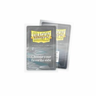 Dragon Shield Board Game Sleeves 45&times;68 mm Mini European &ndash; Clear/Non‑Glare (100 st.)