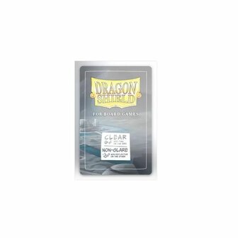 Dragon Shield Board Game Sleeves 45&times;68 mm Mini European &ndash; Clear/Non‑Glare (100 st.)