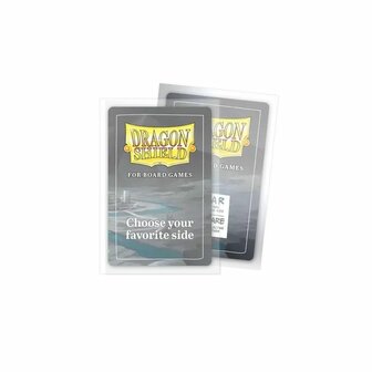 Dragon Shield Board Game Sleeves 41&times;63 mm Mini American &ndash; Clear/Non‑Glare (100 st.)