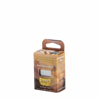 Dragon Shield Board Game Sleeves 41&times;63 mm Mini American &ndash; Clear/Non‑Glare (100 st.)