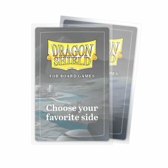 Dragon Shield Board Game Sleeves Extra Large 65&times;100 mm &ndash; Clear/Non‑Glare (100 st.)