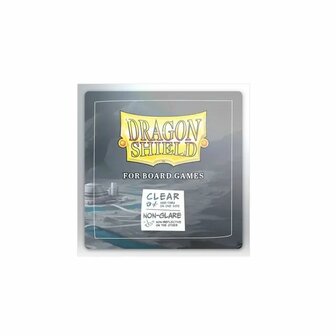 Dragon Shield Board Game Sleeves 70&times;70 mm Square &ndash; Clear/Non‑Glare (100 st.)