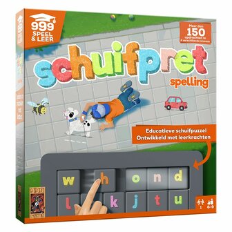 Schuifpret Spelling &ndash; Educatief taalspel van 999 Games