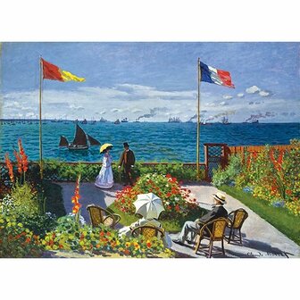 Garden at Sainte‑Adresse (Claude Monet) &ndash; 1000‑stukjes legpuzzel van Eurographics