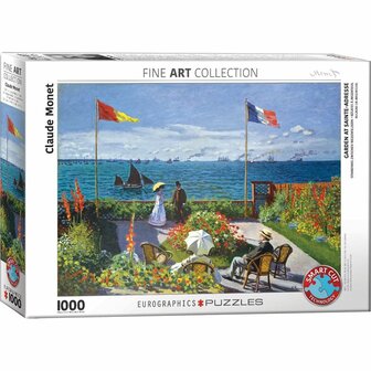 Garden at Sainte‑Adresse (Claude Monet) &ndash; 1000‑stukjes legpuzzel van Eurographics