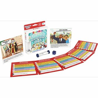 Brainbox Pocket &ndash; Historische Helden &ndash; Educatief geheugenspel van Bezzerwizzer