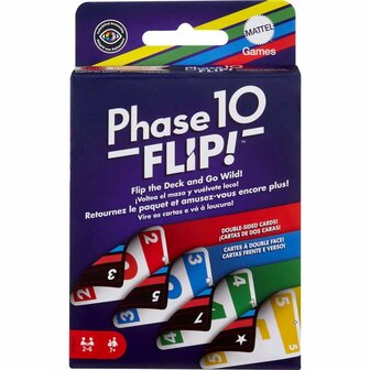 Phase 10 Flip! &ndash; Kaartspel met twist van Mattel