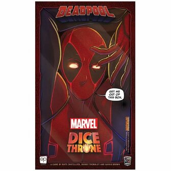 Marvel X‑Men Deadpool Dice Throne &ndash; Deadpool dobbel- en kaartspel | Roxley Games