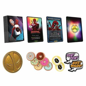 Marvel X‑Men Deadpool Dice Throne &ndash; Deadpool dobbel- en kaartspel | Roxley Games