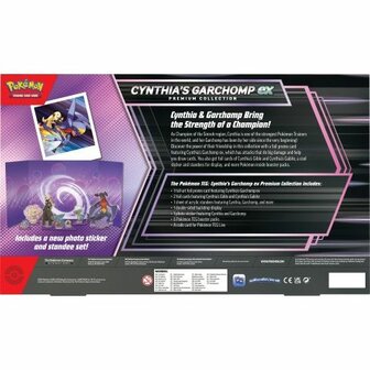 Pok&eacute;mon Premium Collection &ndash; Cynthia&rsquo;s Garchomp EX &ndash; Verzamelbox met boosters