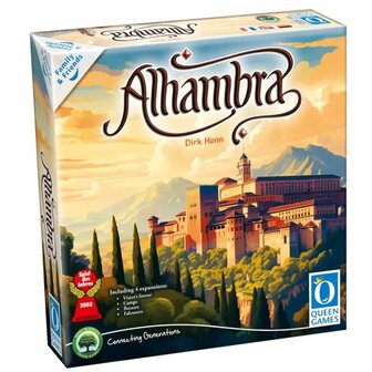 Alhambra Family &amp; Friends &ndash; Compacte Editie &ndash; Tegellegspel van Queen Games