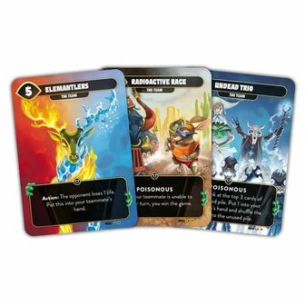 Mindbug &ndash; Tag Team &ndash; 2 vs 2 Mode &ndash; Teamduels voor 4 spelers