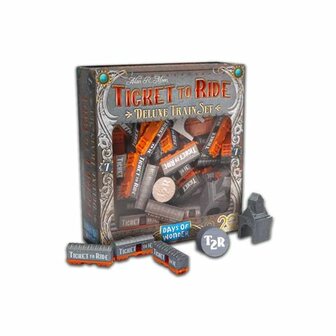 Promo Ticket to Ride Deluxe Train Set - Grijs