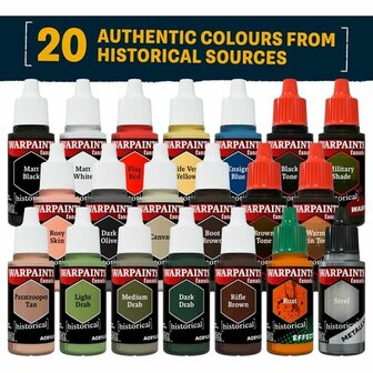WWII American Warpaints &ndash; Set met 20 kleuren voor authentieke Amerikaanse WOII modelbouw - The Army Painter
