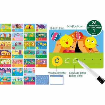 Ik leer &ndash; Letters schrijven (+4) &ndash; Educatief spel - Jumbo