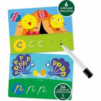 Ik leer &ndash; Letters schrijven (+4) &ndash; Educatief spel - Jumbo