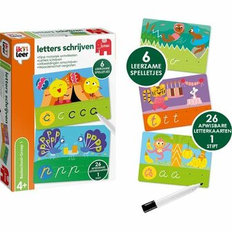 Ik leer &ndash; Letters schrijven (+4) &ndash; Educatief spel - Jumbo
