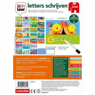Ik leer &ndash; Letters schrijven (+4) &ndash; Educatief spel - Jumbo