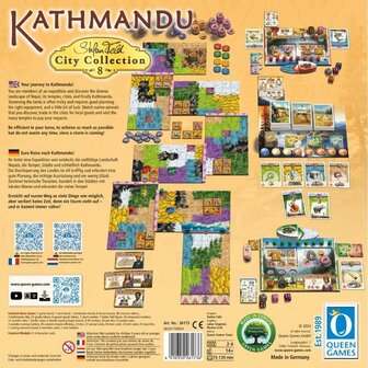 Kathmandu &ndash; City Collection 8 - Strategisch bordspel (Queen Games &ndash; Stefan Feld)