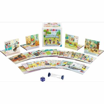 BrainBox Huisdieren &ndash; Educatief spel - Observatie en geheugenquiz over huisdieren (Bezzerwizzer)