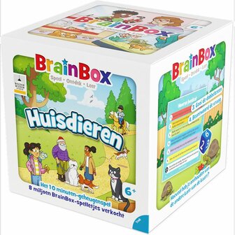 BrainBox Huisdieren &ndash; Educatief spel - Observatie en geheugenquiz over huisdieren (Bezzerwizzer)