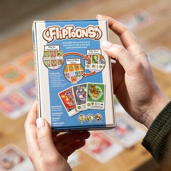 Fliptoons &ndash; Snel deckbuilding kaartspel in cartoonstijl - Thunderworks Games