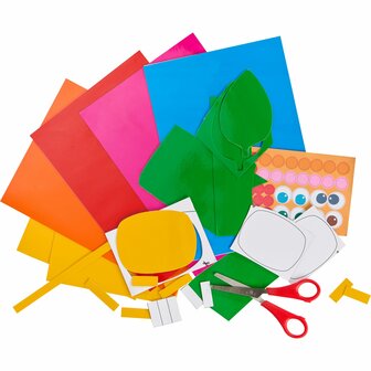 Knutselset &ndash; Raamdecoratie Rupsen