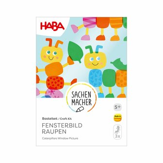 Knutselset &ndash; Raamdecoratie Rupsen