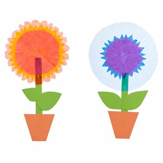 Knutselset &ndash; Raamdecoratie Bloempot (5+)