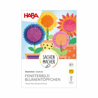 Knutselset &ndash; Raamdecoratie Bloempot (5+)