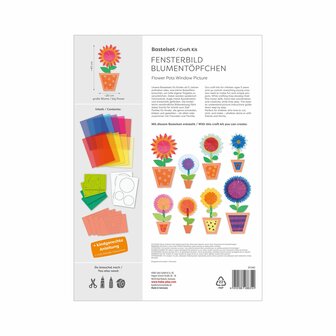 Knutselset &ndash; Raamdecoratie Bloempot (5+)