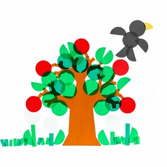 Knutselset &ndash; Raamdecoratie Seizoenen (5+)