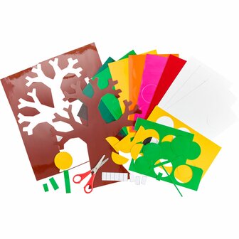 Knutselset &ndash; Raamdecoratie Seizoenen (5+)