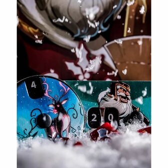Dice Throne Santa vs Krampus &ndash; Tactisch dobbel- en kaartduel - Roxley Games