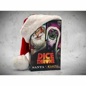 Dice Throne Santa vs Krampus &ndash; Tactisch dobbel- en kaartduel - Roxley Games
