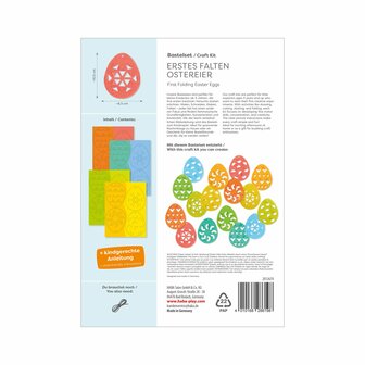 Knutselset - Eerste vouwen: Paaseieren (3+)