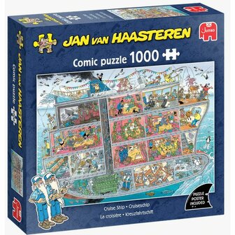 Jan van Haasteren Cruiseschip &ndash; 1000 stukjes puzzel (Jumbo)