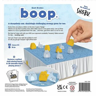 Boop. &ndash; Abstract strategie‑spel voor 2 spelers - Smirk &amp; Dagger Games