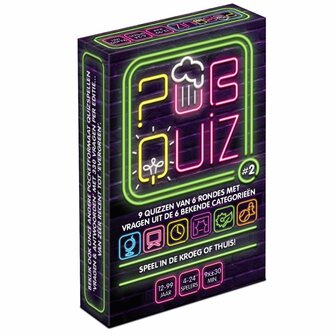 Pub Quiz #2 &ndash; 9 complete quizzen | Puzzles and Games