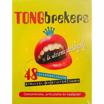 Tongbrekers - Taalspel met grappige en uitdagende zinnen | Briljant Uitgeverij