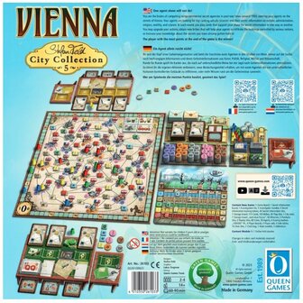 Vienna &ndash; City Collection 5 | Queen Games bordspel &ndash; Strategisch spel van Stefan Feld