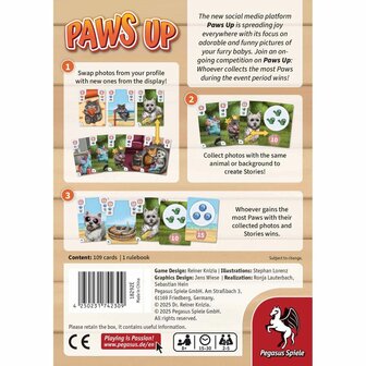 Paws Up | Kaartspel van Reiner Knizia &ndash; Pegasus Spiele