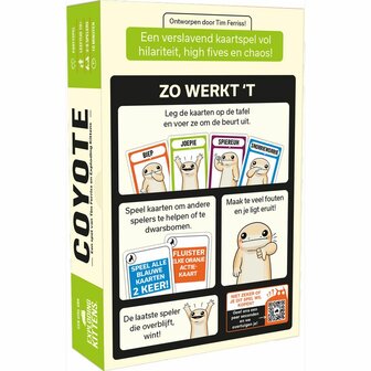 Coyote &ndash; Exploding Kittens | Razendsnel Partykaartspel
