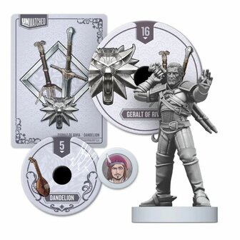 Unmatched The Witcher: Steel &amp; Silver &ndash; Duelbordspel - White Goblin Games