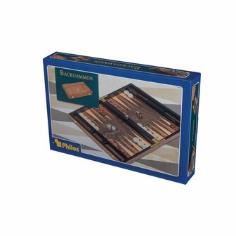 Premium Houten Backgammon Set &ndash; Philos | Luxe uitvoering