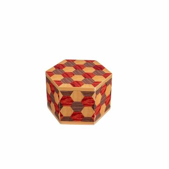 Magic Box / Secret Box &ndash; Geldkluis Honeycomb &ndash; Philos | Houten Puzzelbox