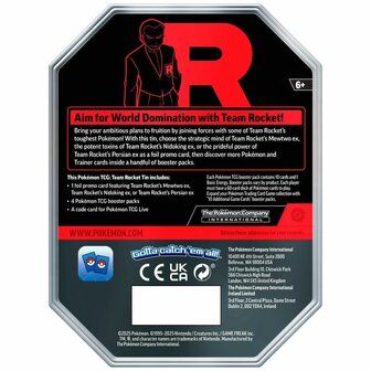 Pok&eacute;mon Team Rocket&rsquo;s Mewtwo ex Tin (EU Version) | Pok&eacute;mon TCG